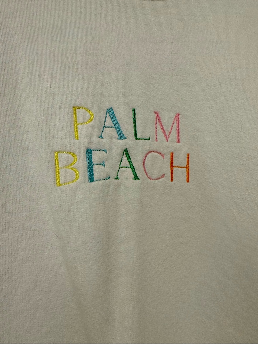 Palm Beach Sweatshirt Size Medium